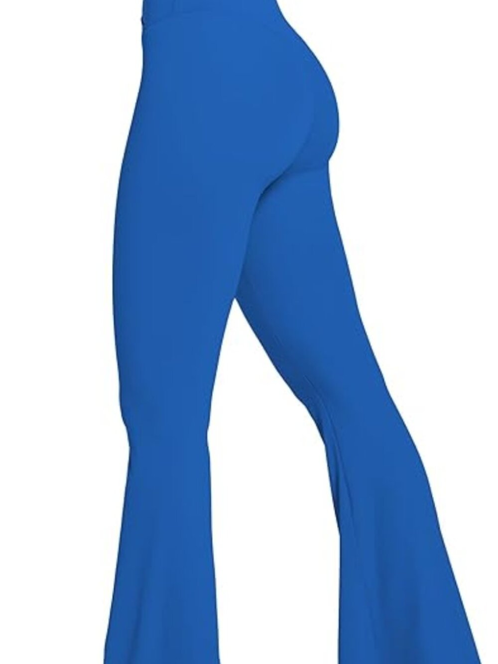 Royal Blue Leggings Wide Leg - Large